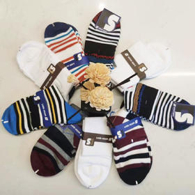 【可积分兑换29元】6双[原价117]男士休闲袜无骨精梳棉袜【T49-休闲袜】