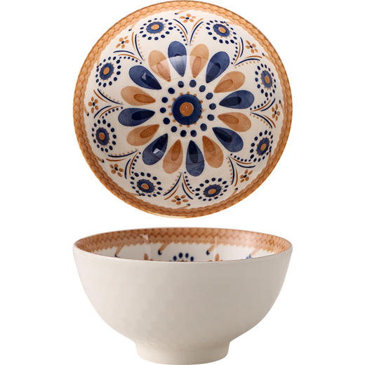 【匠心手绘！盘碟礼盒套装】中国风釉下彩工艺，健康不掉色不脱落，清新花卉，三餐为伴！中式美学！碗盘精美餐具套餐，龙年新年春节年货送礼优选 商品图6