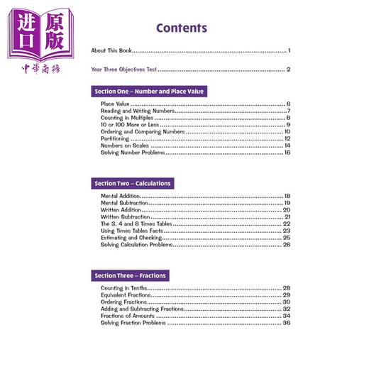 预售 【中商原版】英国CGP KS2 Maths Targeted Question Book: Challenging Maths - Year 3 Stretch 商品图1