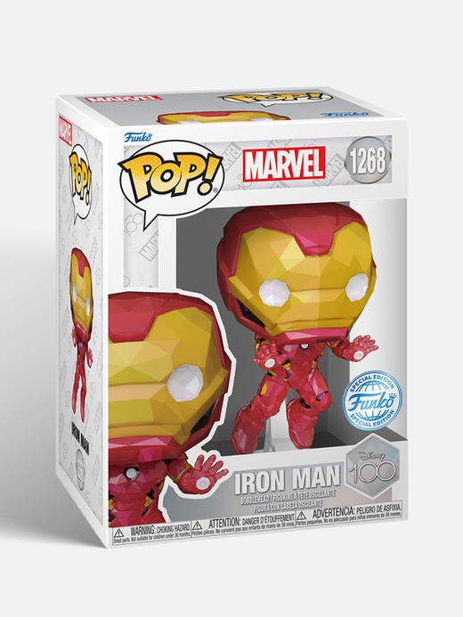 Funko POP Marvel D100 Iron Man(Facet)美漫 漫威英雄钢铁侠手办 69050 商品图4