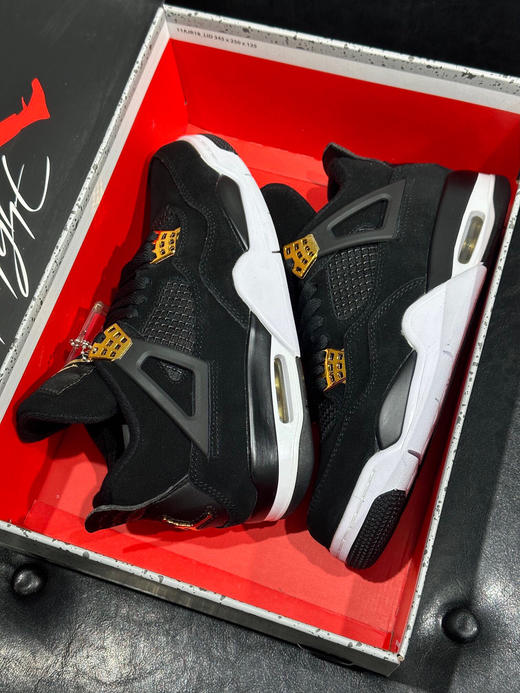 秋冬特惠💰530 纯原版本 # Air Jordan 4 黑金 商品图8