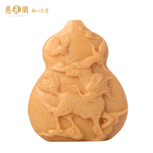 慈元阁2024生肖紫鹤齐灵属鼠摆件家居办公客厅装饰品摆设葫芦礼物 商品图4