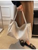 流行复古【大容量手提单肩托特包】腋下女包 简约休闲 软皮包包 商品缩略图3