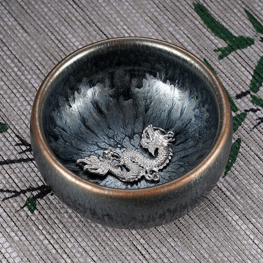 子佩集S990【河清海晏】茶具【HH001】龙腾茶杯摆件2312 商品图0