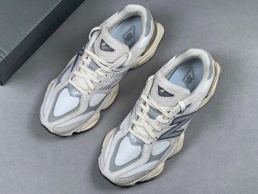 秋冬特惠💰430 纯原版本 # New Balance 9060"Beige Grey Sliver"系列复古百搭老爹风休闲运动跑步鞋“米白灰银” 商品图3