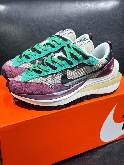 秋冬特惠💰430 公司级 # Sacai x Nike Vapor Waffle 减震耐磨 低帮 运动休闲鞋 男女同款 商品图0