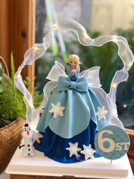 翻糖冰雪奇缘奶油蛋糕 下单前请仔细阅读商品详情 提前五天以上预定 商品图1