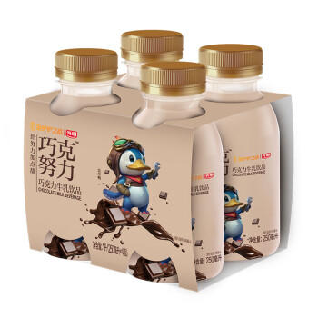光明 巧克努力 牛乳饮品巧克力 250ml*4 商品图2