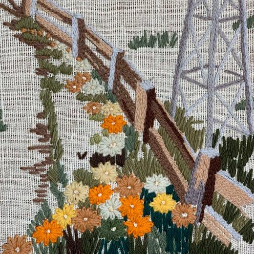 1982年英国绒绣画 The Old Windmill AU301 商品图4