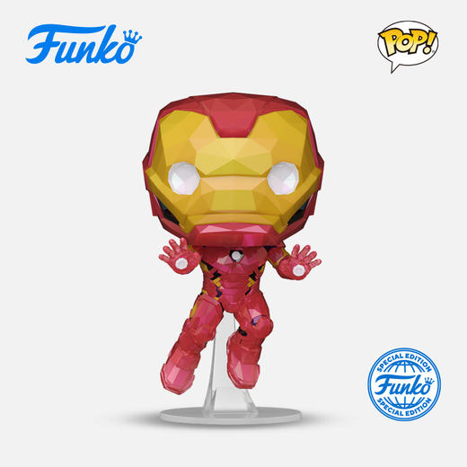 Funko POP Marvel D100 Iron Man(Facet)美漫 漫威英雄钢铁侠手办 69050 商品图0