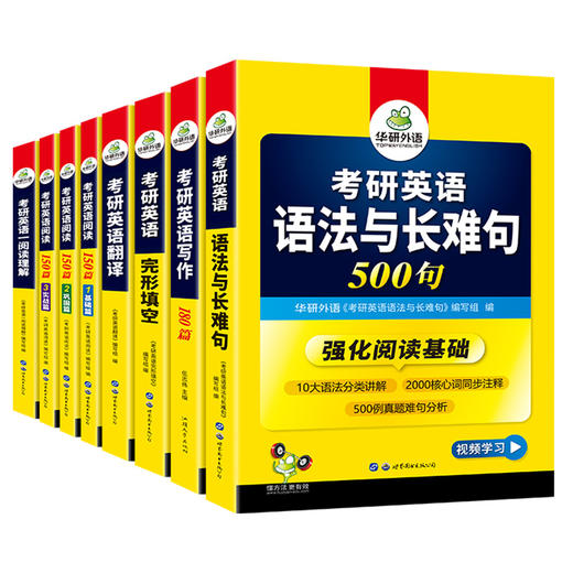 2025考研英语一 6品8本专项训练（完形填空+语法与长难句+写作+阅读+阅读理解B节+翻译） 可搭华研外语考研一历年真题 商品图4