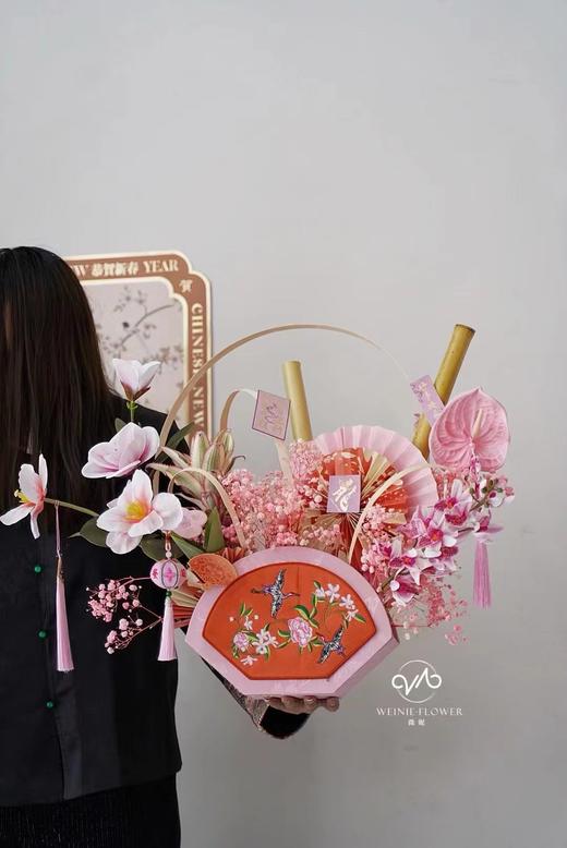 刺绣扇形花盒（29*9.5*20CM） 商品图6