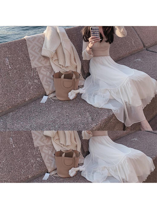 金蘑菇菇 amour花的姿态 温柔系打底 商品图2