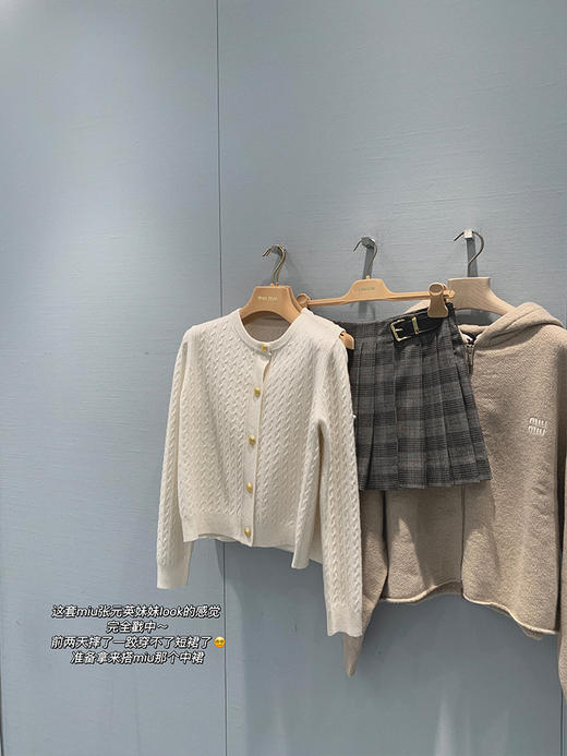 百褶格子短裙  是元英妹妹呀 / 商品图4