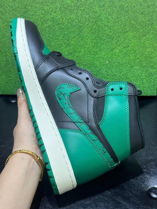 秋冬特惠💰500 公司级 # Air Jordan 1 High Golf 潮流舒适 减震耐磨高帮 复古篮球鞋 男款绿黑 商品图4