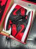 秋冬特惠💰500 公司级 # Air Jordan 1 High OG "Satin Bred" 黑红丝绸 耐磨透气 高帮 复古篮球鞋 商品缩略图0