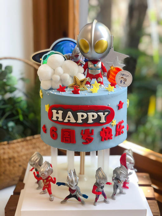 男孩奥特曼奶油蛋糕 下单前请仔细阅读商品详情 商品图1