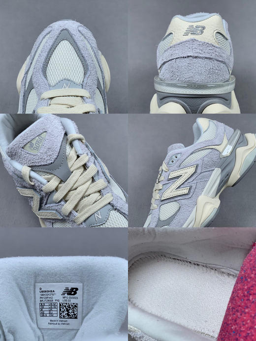 秋冬特惠💰430 纯原版本 # New Balance NB9060 "Quartz Grey"系列复古百搭老爹风跑步鞋 商品图8