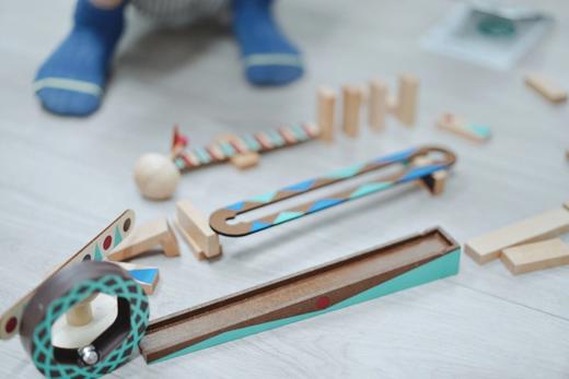 Djeco儿童骨牌积木机关多米诺创意玩具桌面游戏（六一） 商品图6