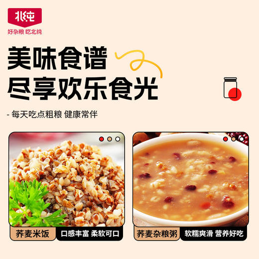 【北纯】有机荞麦 1.4kg（荞麦 东北 五谷 杂粮 粗粮 罐装 大米 粥米伴侣 可溯源） 商品图4