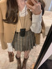 百褶格子短裙  是元英妹妹呀 / 商品缩略图3