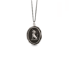 北京仓｜Pyrrha-Power to Heal-治愈的力量 护身符 项链（银色）［加拿大设计师］