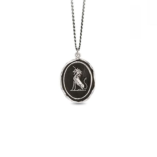 北京仓｜Pyrrha-Power to Heal-治愈的力量 护身符 项链（银色）［加拿大设计师］ 商品图0