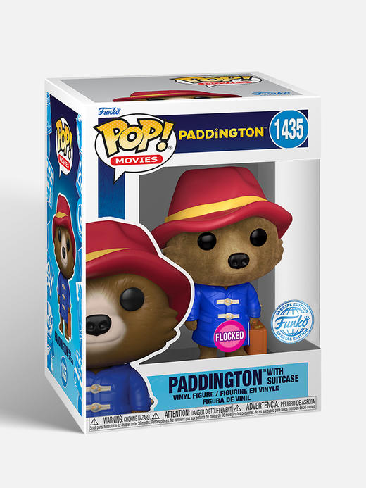 Funko POP Movies Paddington Paddington w/Case(FL)电影 帕丁顿熊POP公仔帕丁顿熊与行李箱限定植绒款 73707 商品图4