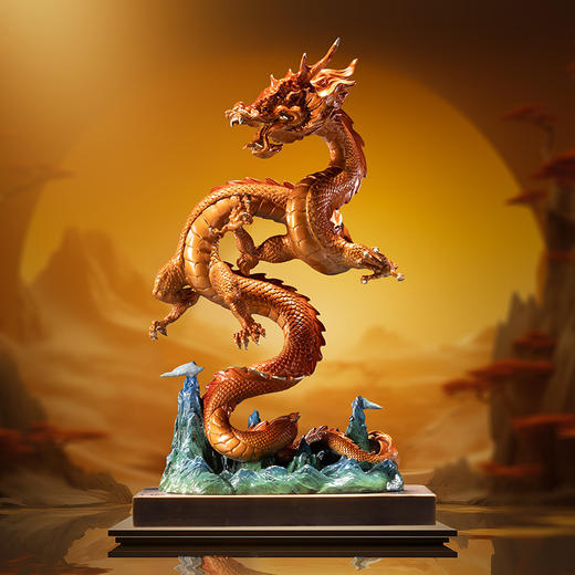 朱炳仁·铜 精铜  龙转乾坤  龙年新品摆件 商品图0