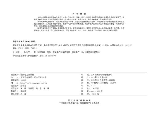 新能源发电作业危险点分析及控制  集中式光伏分册 商品图3