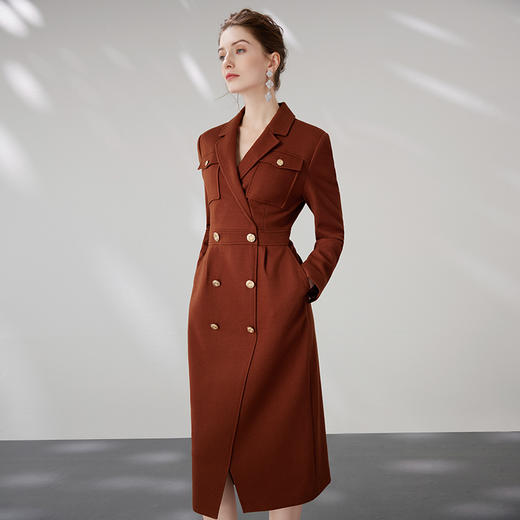 EITIE爱特爱冬季新款大气收腰显瘦通勤连衣裙7207927 商品图1