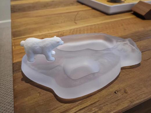城喧 北极熊玻璃烟灰缸 商品图1