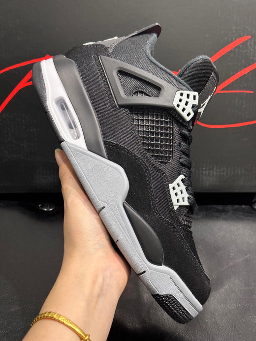 秋冬特惠💰530 纯原版本 # Air Jordan 4 黑色 商品图2