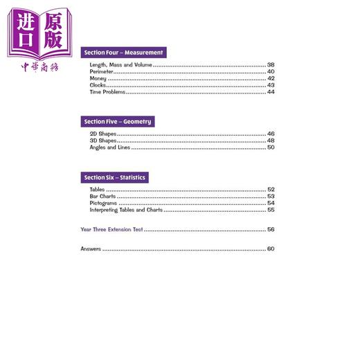 预售 【中商原版】英国CGP KS2 Maths Targeted Question Book: Challenging Maths - Year 3 Stretch 商品图2