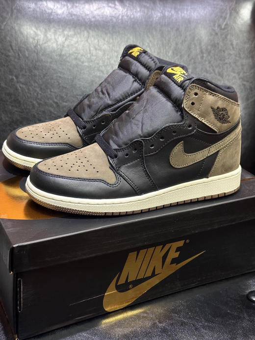 秋冬特惠💰500 公司级 # Air Jordan 1 High OG "Palomino" 皮革摩卡潮流 防滑耐磨 高帮 复古篮球鞋 商品图1