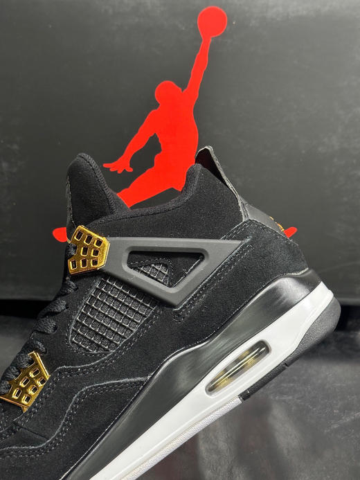 秋冬特惠💰530 纯原版本 # Air Jordan 4 黑金 商品图7