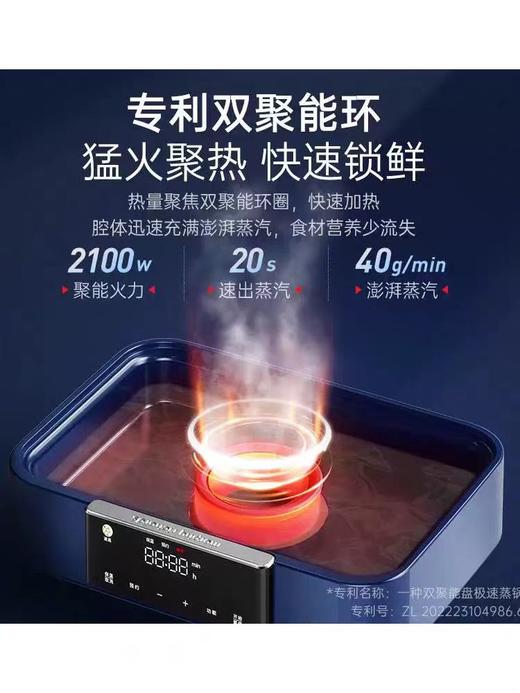 摩飞速蒸锅电蒸锅多功能家用蒸煮炖体锅 商品图2