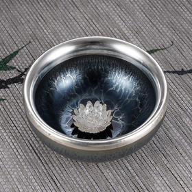 子佩集S990银【微雨清尘】茶具【TZYF038】莲花茶杯摆件2312