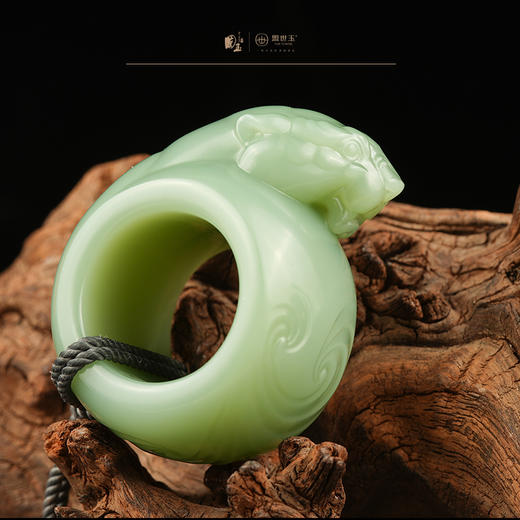 新疆国玉盟世玉和田玉和田玉扳指【带证书·顺丰物流】 商品图2