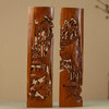 二十世纪 吴之璠款竹雕文人雅集臂搁（一对） 商品缩略图4