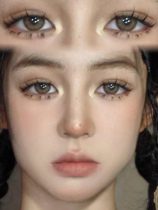 JAS· 闷青亚麻棕「含玻尿酸」半年抛型 0 /250/275/325/350/375/400/450/475/500/550/600/650/750度缺，其他度数货全！ 商品图1