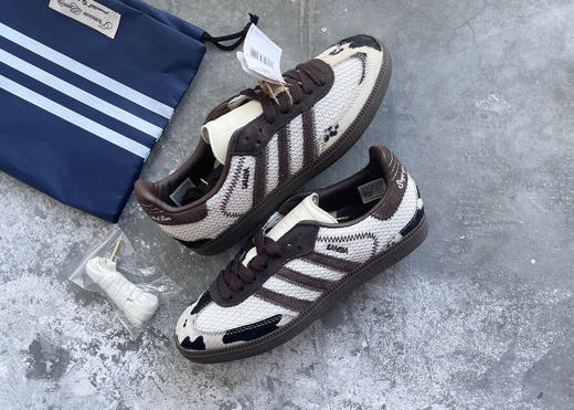 秋冬特惠💰360 Notitle x Adidas originals Samba 德训鞋 防滑耐磨 低帮板鞋 男女同款 商品图1