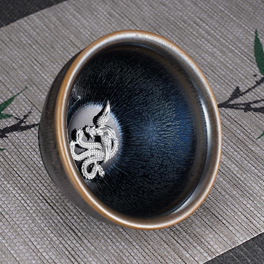 子佩集S990银【苍穹问海】茶具【HH002】凤舞茶杯摆件2312 商品图1