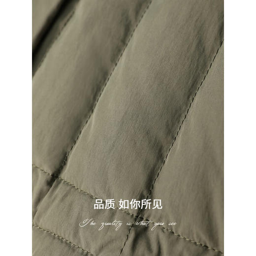 COCOBELLA重工绗缝90绒子白鸭绒羽绒服女中长款防寒服DC3002 商品图4