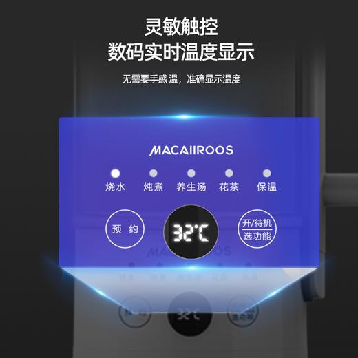 迈卡罗 （MACAIIROOS）迷你养生壶 小型花茶壶养生杯便携式煮茶器煮茶壶办公室家用旅行烧水壶 MC-YS061 商品图1