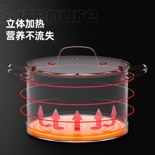 Macaiiroos 汤锅304不锈钢锅煮锅奶锅24CM复底明火燃气电磁炉通用 MC-T24G6 商品图5