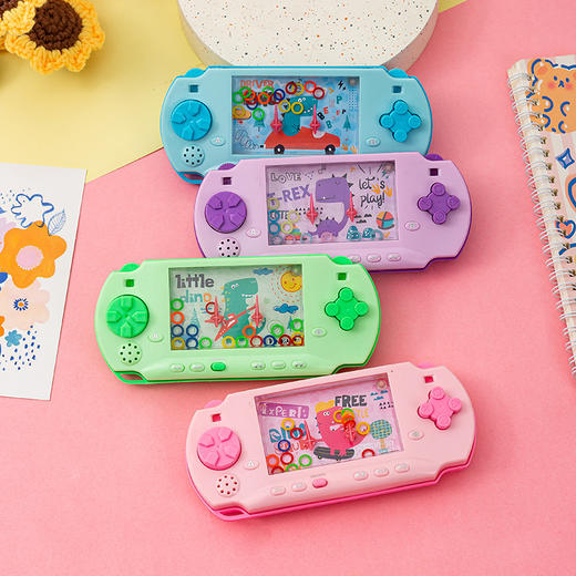 【好玩有趣！经典卡通小玩具】恐蛇水机无需电池儿童益智水中套圈圈水机游戏90游戏机童年怀旧小玩具 商品图3