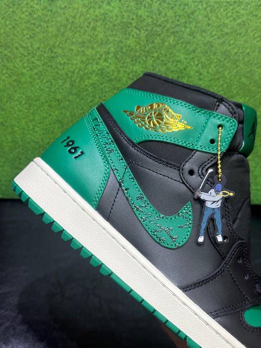 秋冬特惠💰500 公司级 # Air Jordan 1 High Golf 潮流舒适 减震耐磨高帮 复古篮球鞋 男款绿黑 商品图6