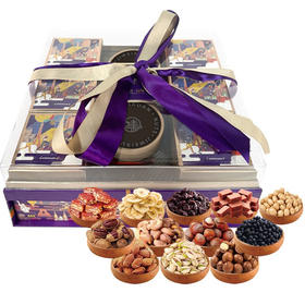 集味轩  坚果礼盒  炒货干果果干混合礼盒    果萃坚果礼2305g