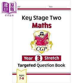 预售 【中商原版】英国CGP KS2 Maths Targeted Question Book: Challenging Maths - Year 3 Stretch